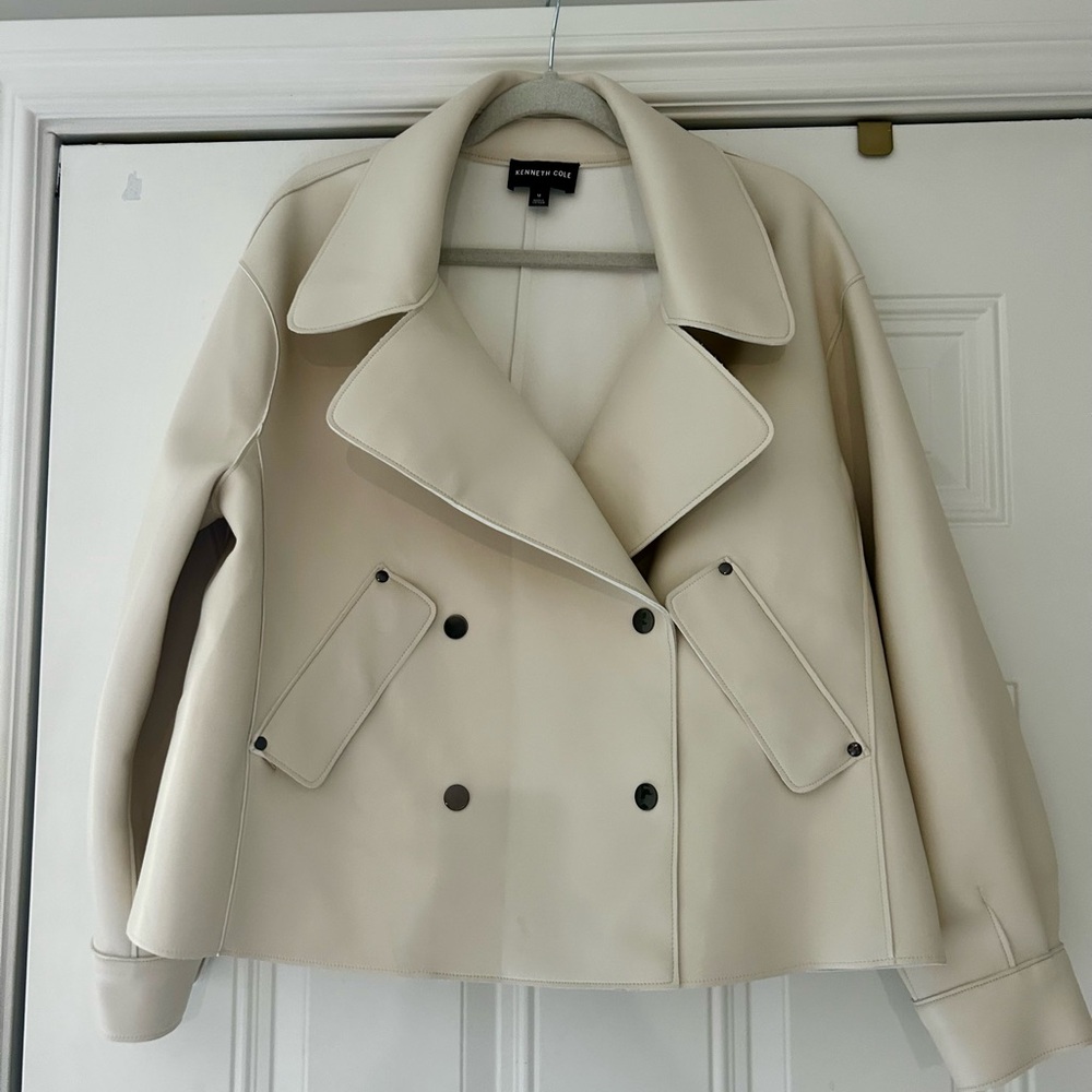 Kenneth Cole Reaction Beige Pea Coat